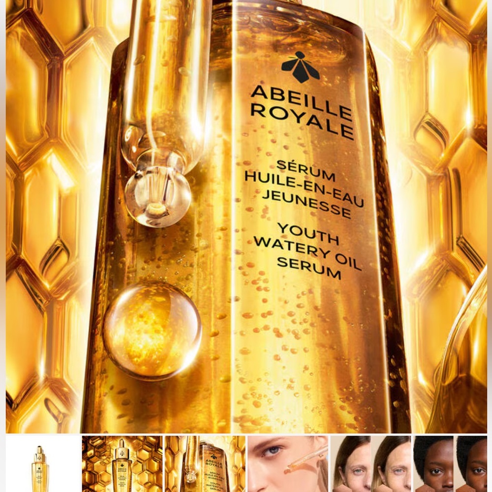GUERLAIN ABEILLE ROYALE YOUTH WATERY OIL SERUM
Age Defying face serum 15ml